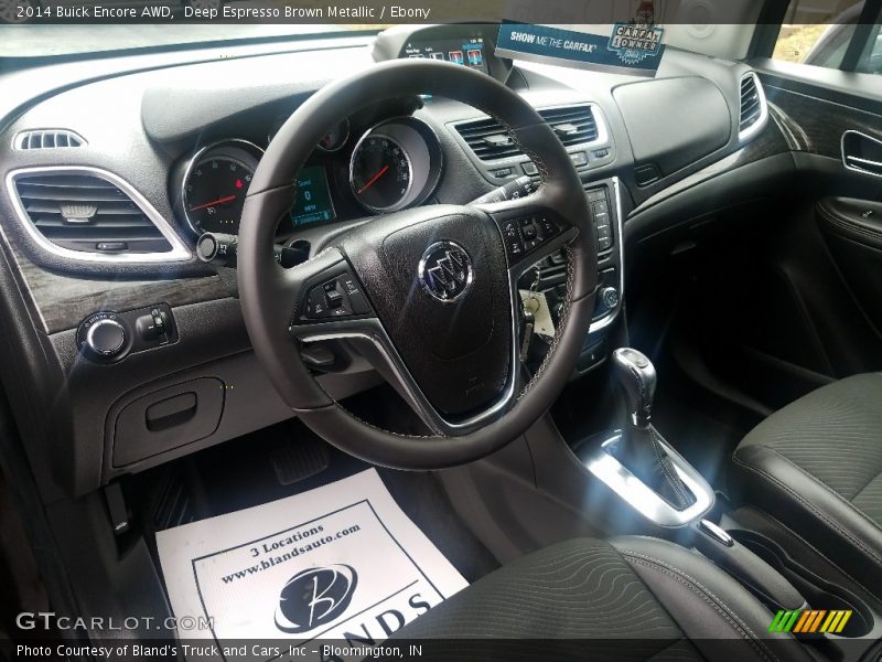 Deep Espresso Brown Metallic / Ebony 2014 Buick Encore AWD
