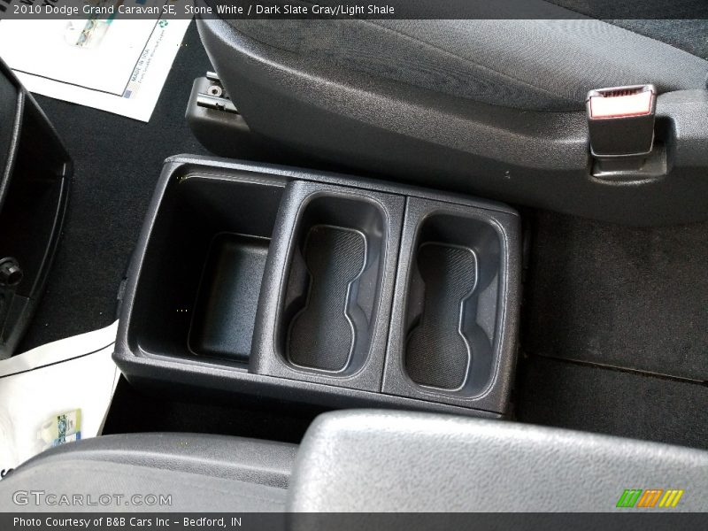 Stone White / Dark Slate Gray/Light Shale 2010 Dodge Grand Caravan SE