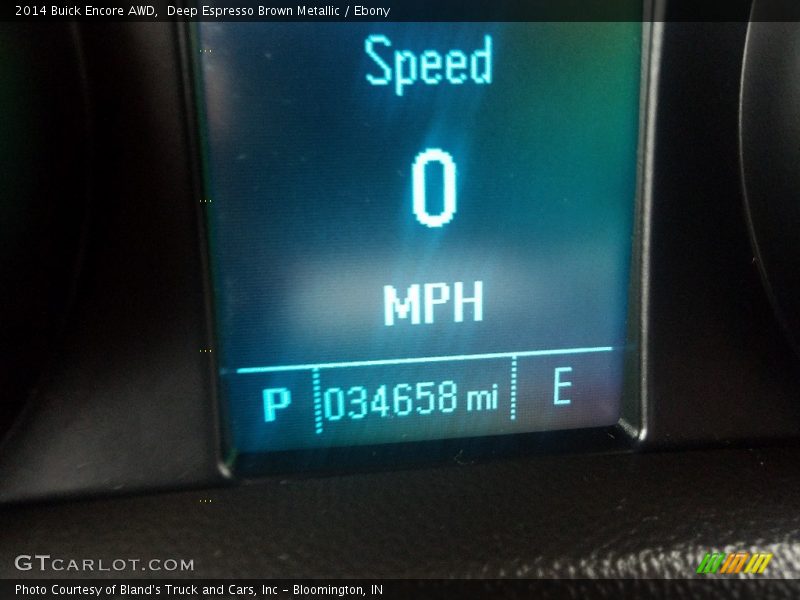 Deep Espresso Brown Metallic / Ebony 2014 Buick Encore AWD