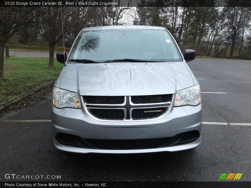 Billet / Black/Light Graystone 2018 Dodge Grand Caravan SE