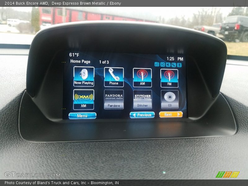Deep Espresso Brown Metallic / Ebony 2014 Buick Encore AWD