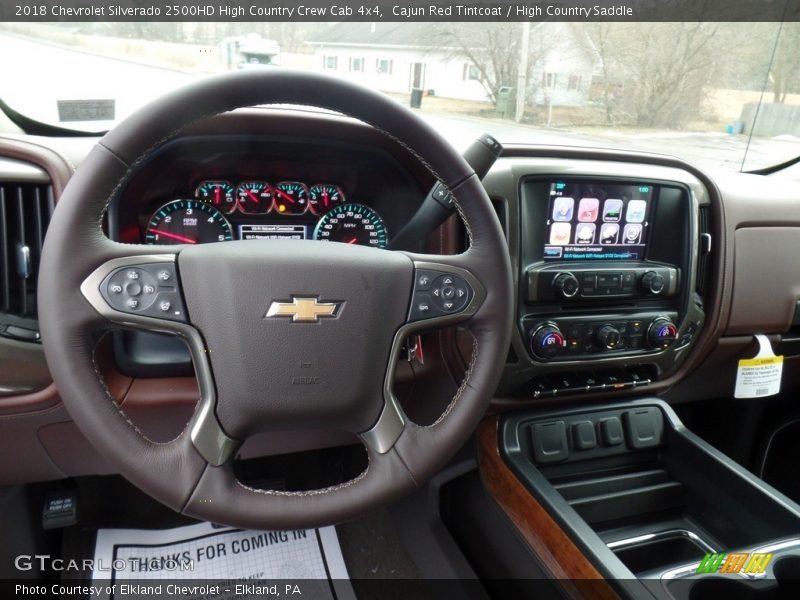 Cajun Red Tintcoat / High Country Saddle 2018 Chevrolet Silverado 2500HD High Country Crew Cab 4x4