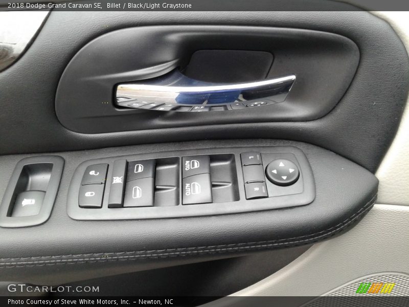 Billet / Black/Light Graystone 2018 Dodge Grand Caravan SE