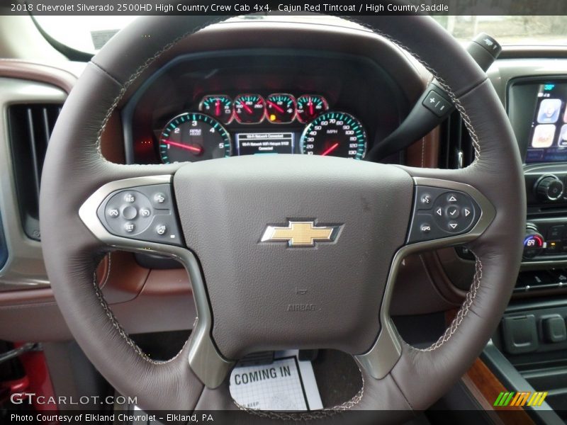 Cajun Red Tintcoat / High Country Saddle 2018 Chevrolet Silverado 2500HD High Country Crew Cab 4x4