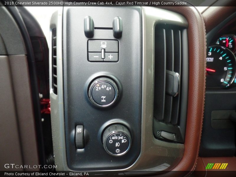 Controls of 2018 Silverado 2500HD High Country Crew Cab 4x4