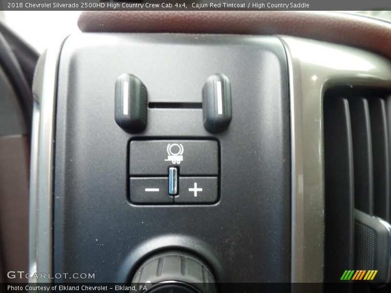 Controls of 2018 Silverado 2500HD High Country Crew Cab 4x4