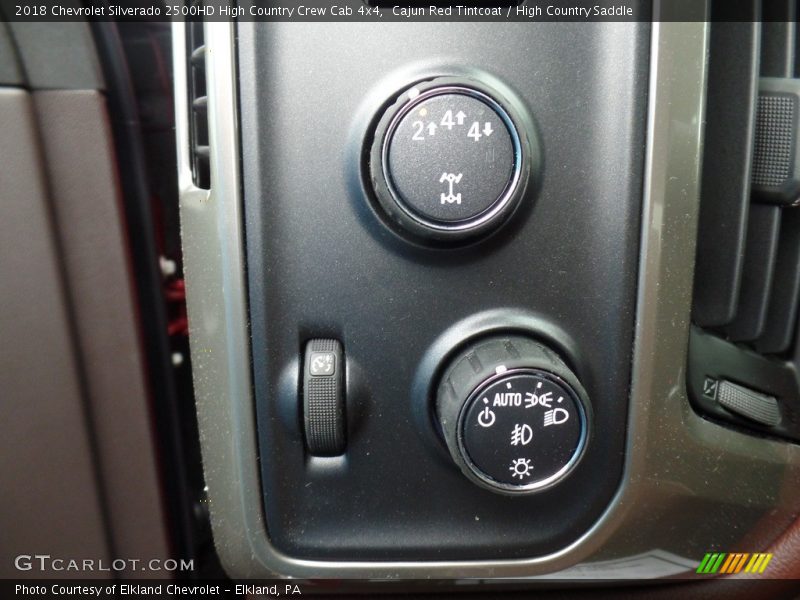 Controls of 2018 Silverado 2500HD High Country Crew Cab 4x4