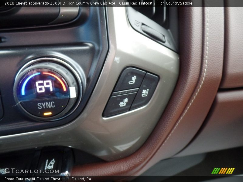 Controls of 2018 Silverado 2500HD High Country Crew Cab 4x4