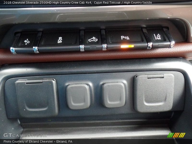 Controls of 2018 Silverado 2500HD High Country Crew Cab 4x4