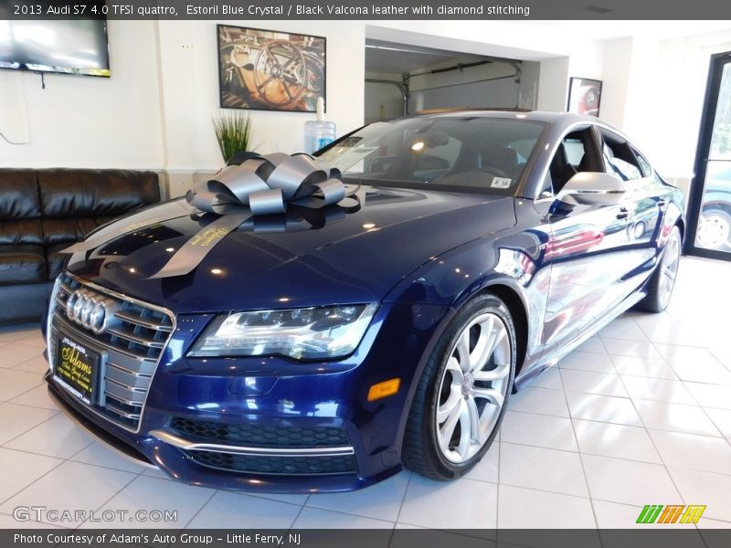 Estoril Blue Crystal / Black Valcona leather with diamond stitching 2013 Audi S7 4.0 TFSI quattro