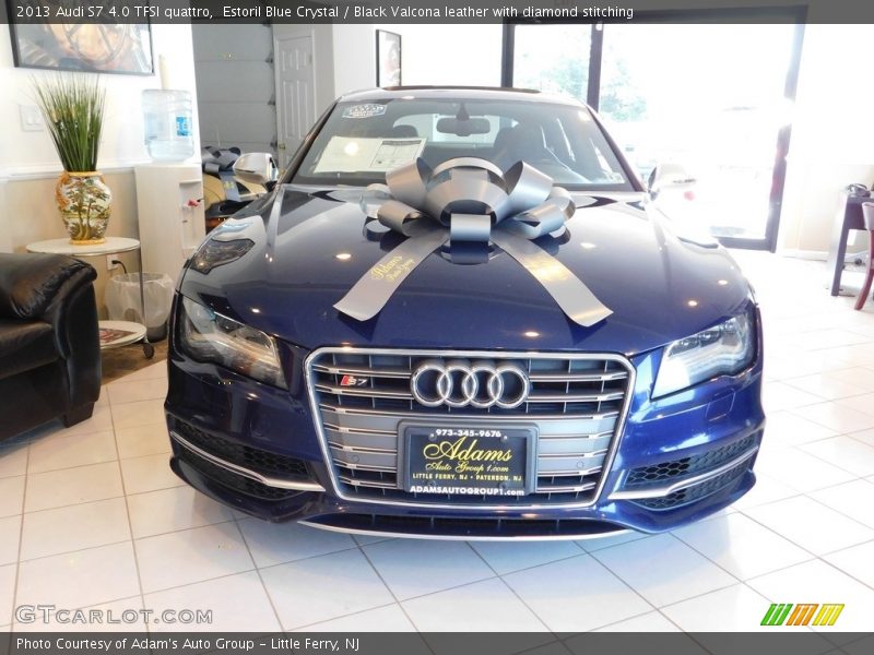 Estoril Blue Crystal / Black Valcona leather with diamond stitching 2013 Audi S7 4.0 TFSI quattro