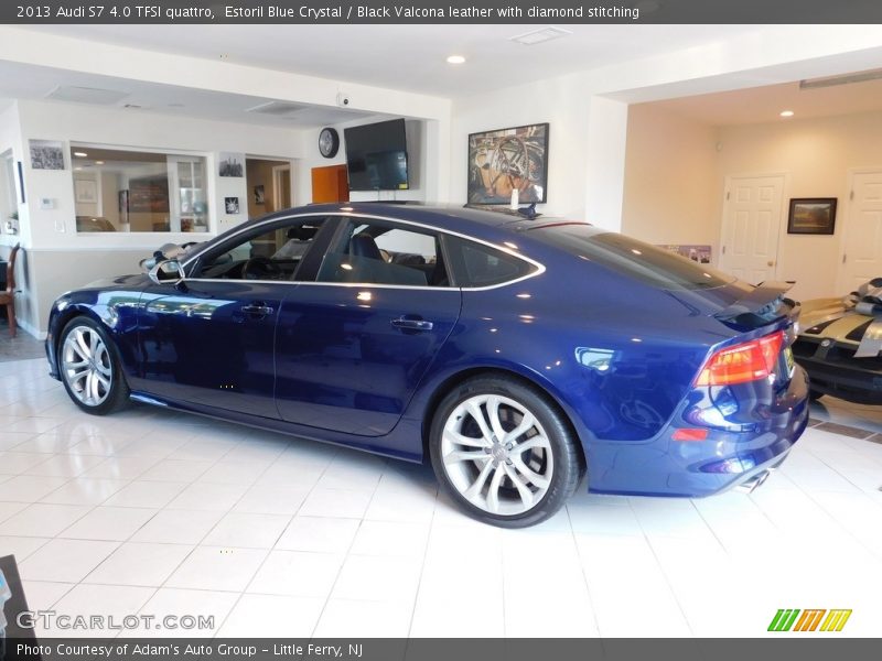 Estoril Blue Crystal / Black Valcona leather with diamond stitching 2013 Audi S7 4.0 TFSI quattro