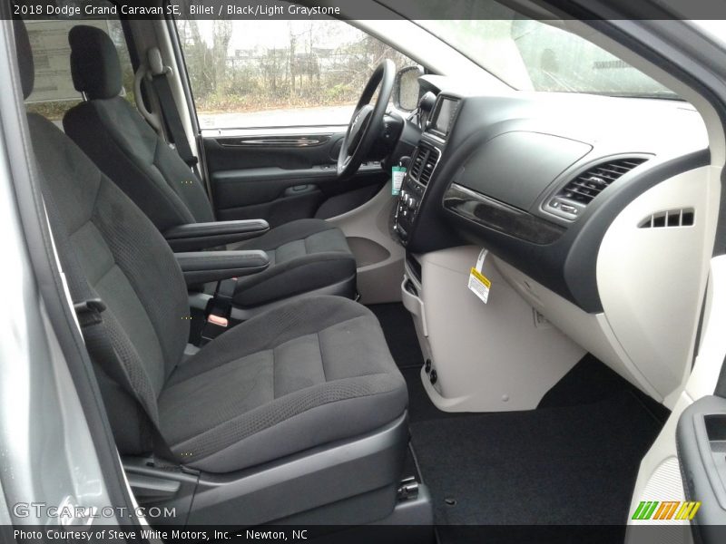 Billet / Black/Light Graystone 2018 Dodge Grand Caravan SE