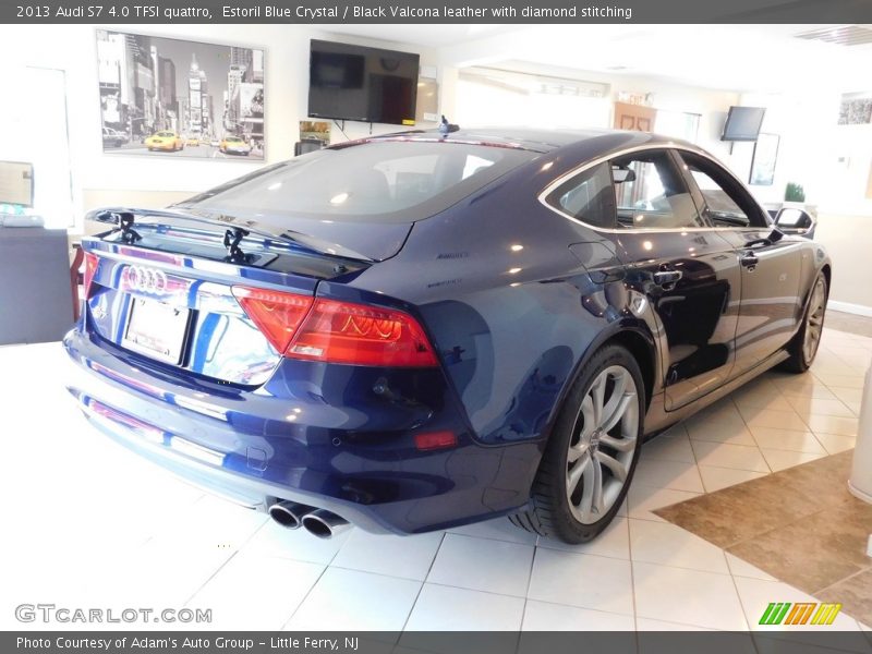 Estoril Blue Crystal / Black Valcona leather with diamond stitching 2013 Audi S7 4.0 TFSI quattro