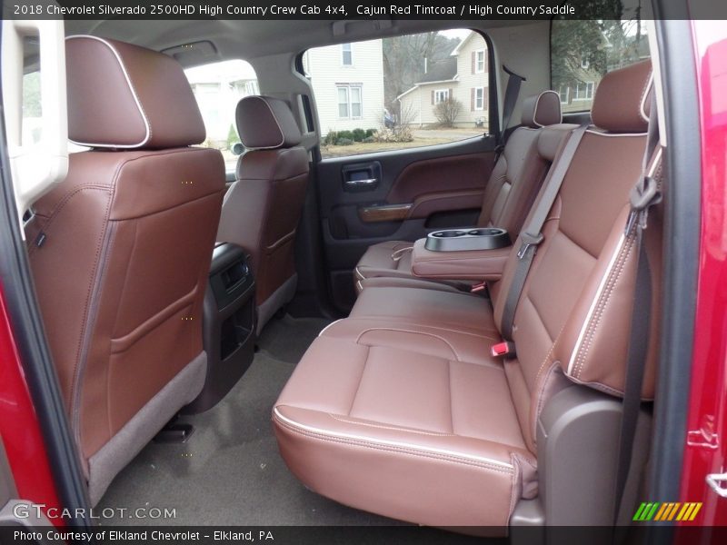 Rear Seat of 2018 Silverado 2500HD High Country Crew Cab 4x4