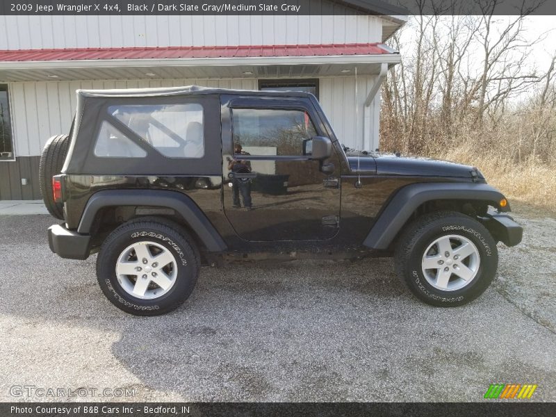 Black / Dark Slate Gray/Medium Slate Gray 2009 Jeep Wrangler X 4x4