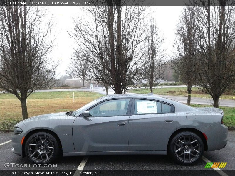 Destroyer Gray / Black 2018 Dodge Charger R/T