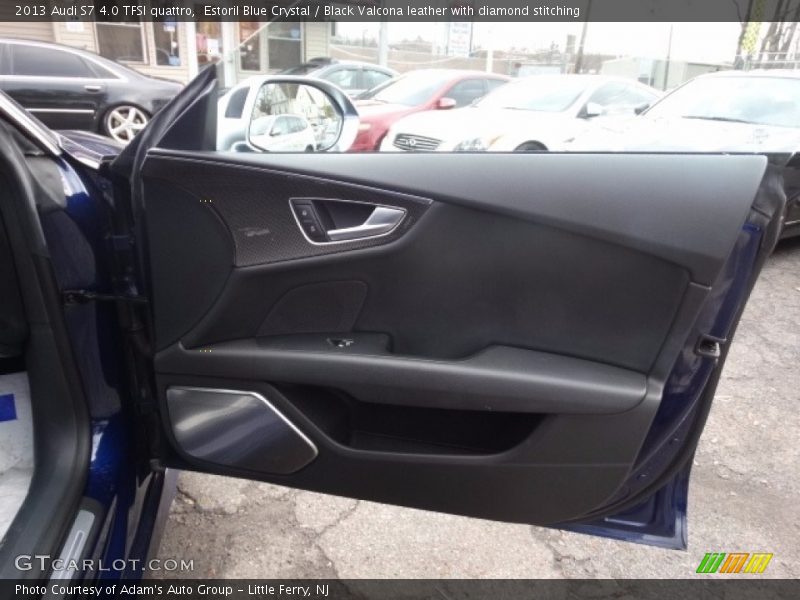 Estoril Blue Crystal / Black Valcona leather with diamond stitching 2013 Audi S7 4.0 TFSI quattro