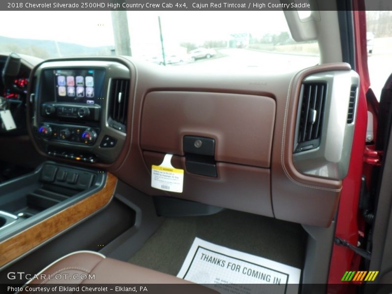 Cajun Red Tintcoat / High Country Saddle 2018 Chevrolet Silverado 2500HD High Country Crew Cab 4x4