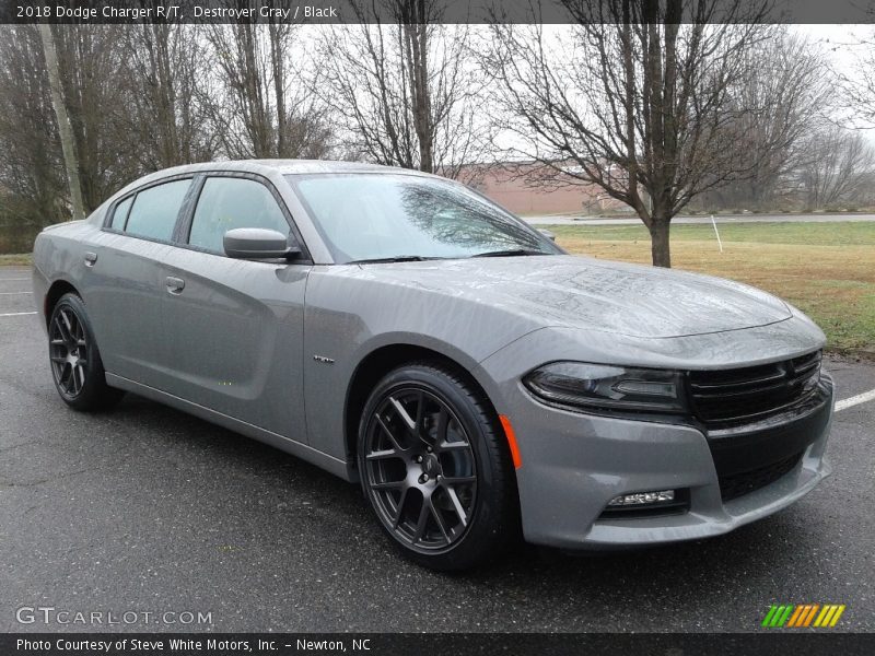 Destroyer Gray / Black 2018 Dodge Charger R/T