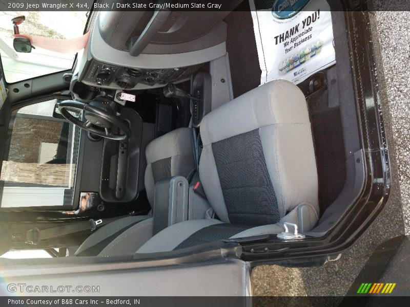 Black / Dark Slate Gray/Medium Slate Gray 2009 Jeep Wrangler X 4x4