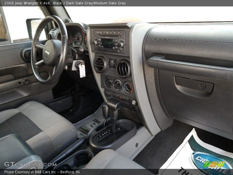 Black / Dark Slate Gray/Medium Slate Gray 2009 Jeep Wrangler X 4x4