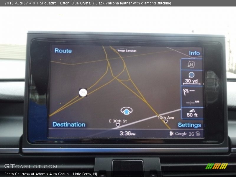 Navigation of 2013 S7 4.0 TFSI quattro