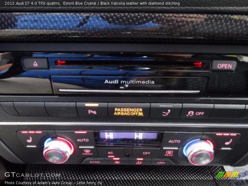 Estoril Blue Crystal / Black Valcona leather with diamond stitching 2013 Audi S7 4.0 TFSI quattro