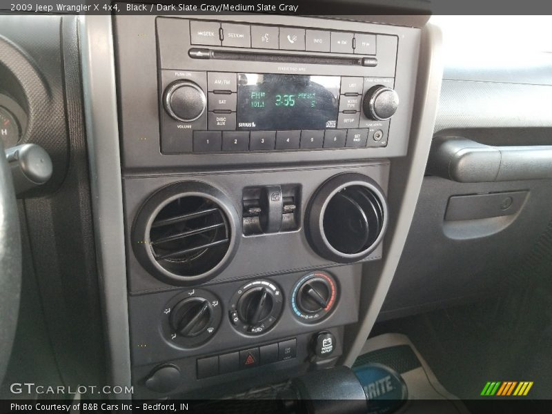 Black / Dark Slate Gray/Medium Slate Gray 2009 Jeep Wrangler X 4x4