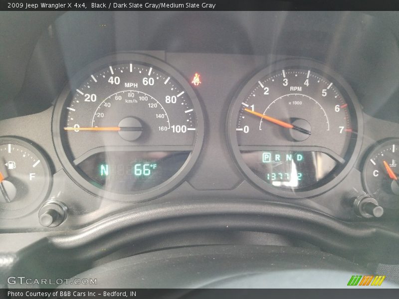 Black / Dark Slate Gray/Medium Slate Gray 2009 Jeep Wrangler X 4x4