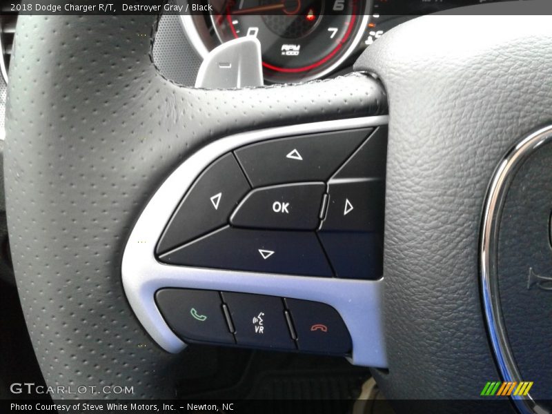 Destroyer Gray / Black 2018 Dodge Charger R/T