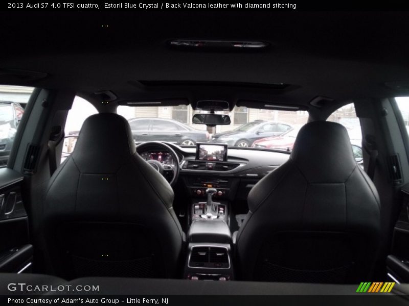 Estoril Blue Crystal / Black Valcona leather with diamond stitching 2013 Audi S7 4.0 TFSI quattro