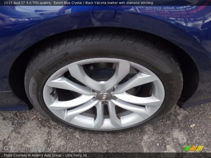 Estoril Blue Crystal / Black Valcona leather with diamond stitching 2013 Audi S7 4.0 TFSI quattro