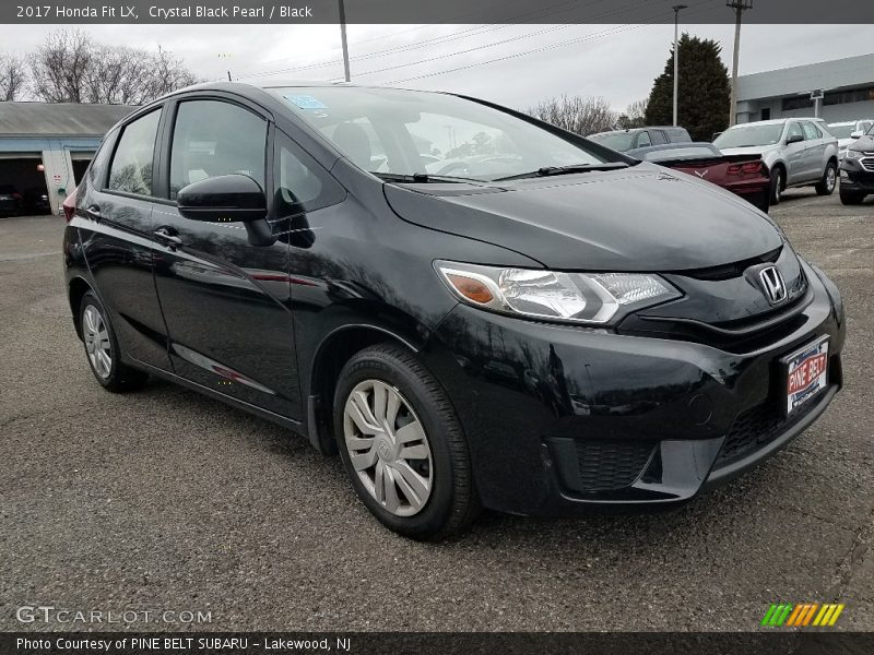 Crystal Black Pearl / Black 2017 Honda Fit LX