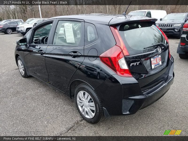 Crystal Black Pearl / Black 2017 Honda Fit LX
