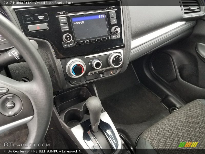 Crystal Black Pearl / Black 2017 Honda Fit LX