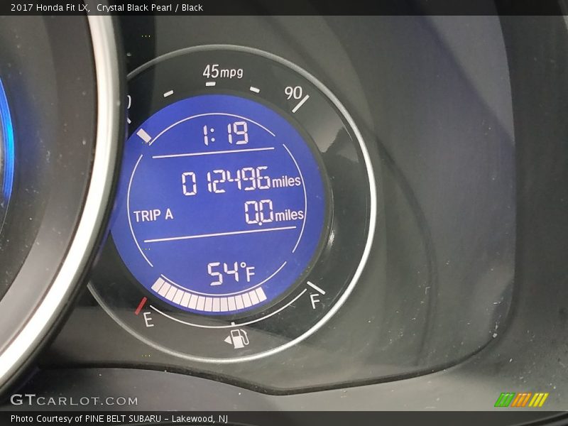Crystal Black Pearl / Black 2017 Honda Fit LX