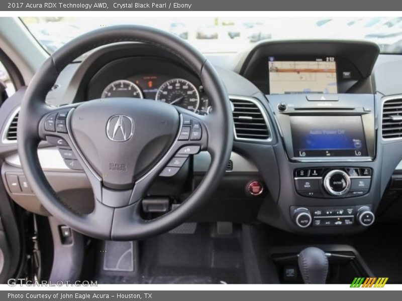 Crystal Black Pearl / Ebony 2017 Acura RDX Technology AWD