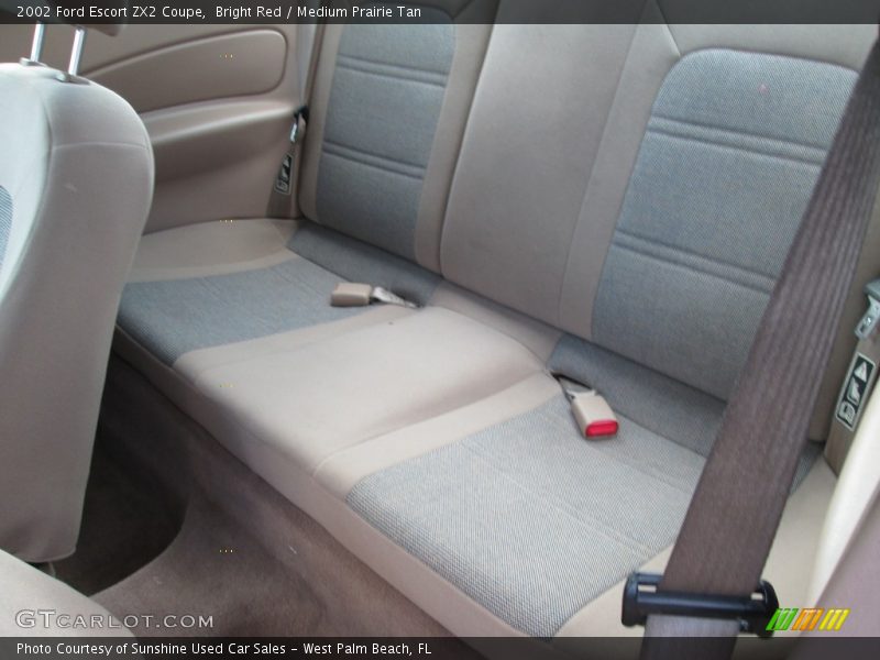 Bright Red / Medium Prairie Tan 2002 Ford Escort ZX2 Coupe