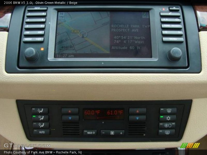 Olivin Green Metallic / Beige 2006 BMW X5 3.0i