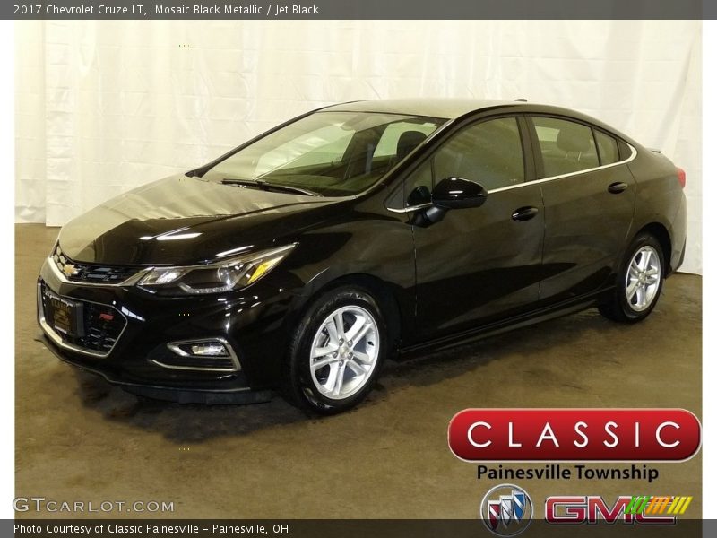 Mosaic Black Metallic / Jet Black 2017 Chevrolet Cruze LT