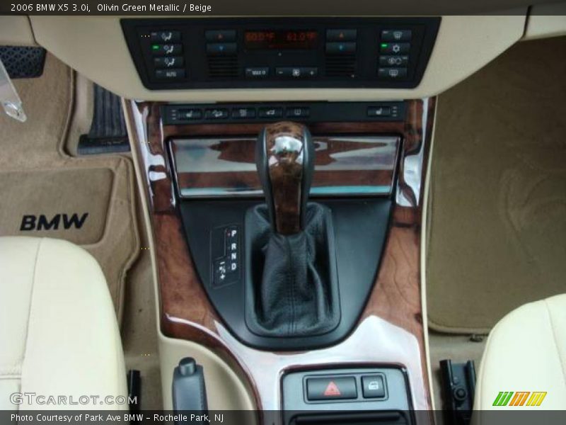 Olivin Green Metallic / Beige 2006 BMW X5 3.0i