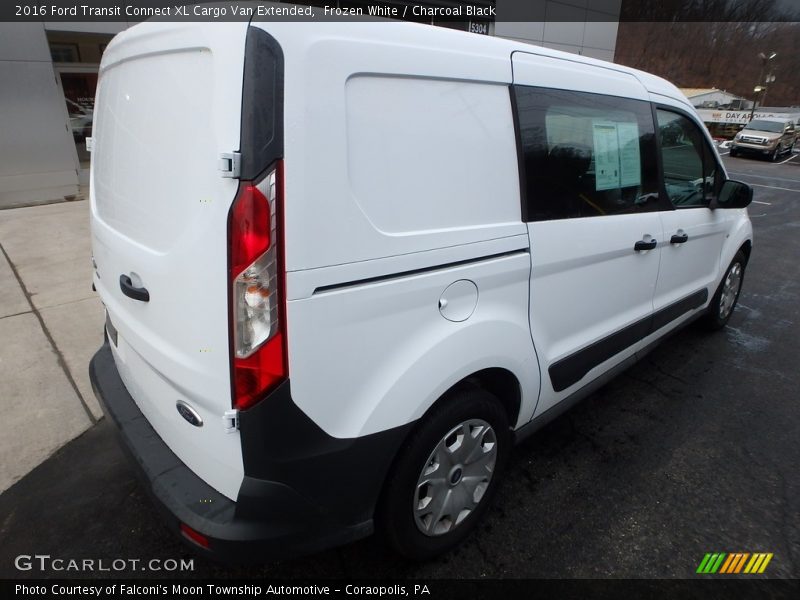 Frozen White / Charcoal Black 2016 Ford Transit Connect XL Cargo Van Extended