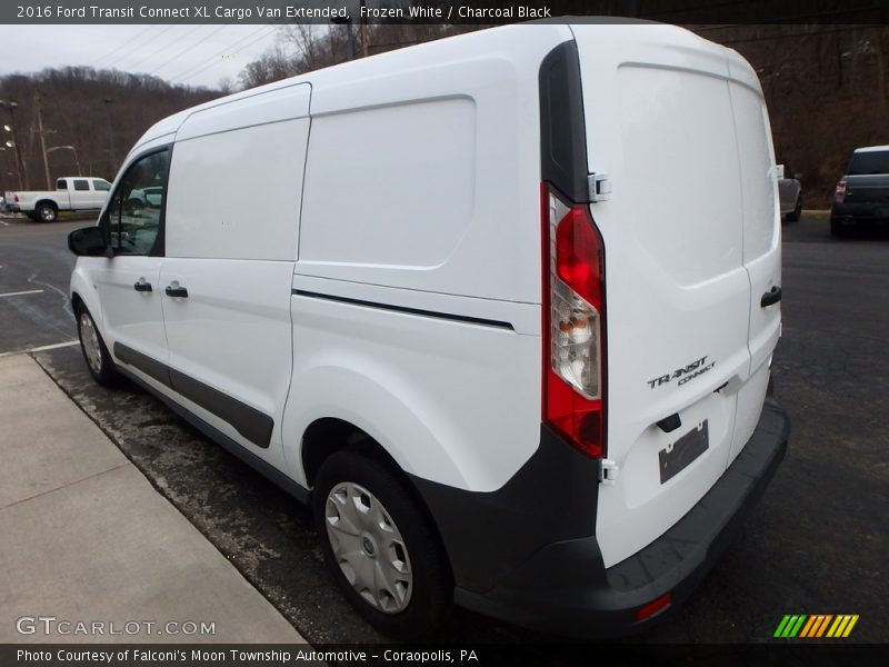 Frozen White / Charcoal Black 2016 Ford Transit Connect XL Cargo Van Extended