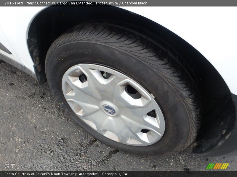 Frozen White / Charcoal Black 2016 Ford Transit Connect XL Cargo Van Extended