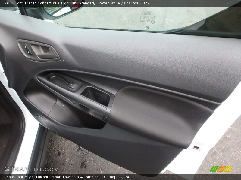 Frozen White / Charcoal Black 2016 Ford Transit Connect XL Cargo Van Extended