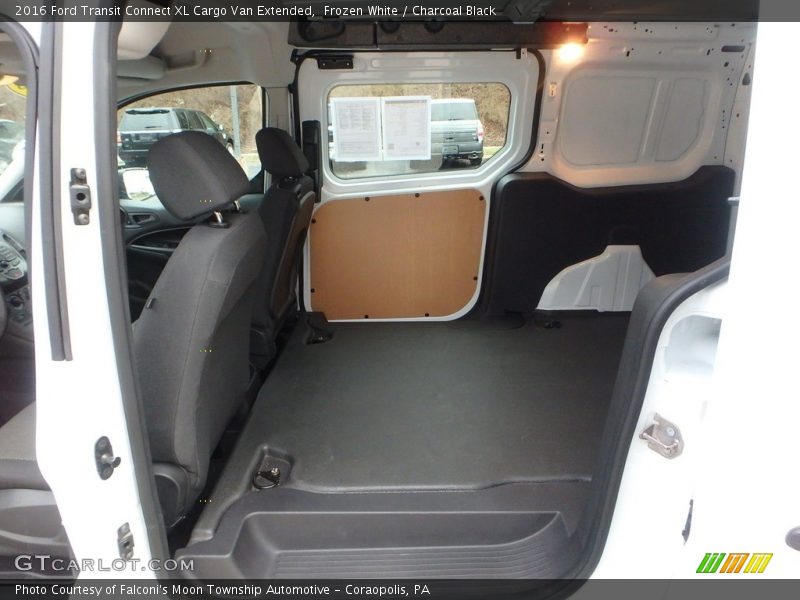Frozen White / Charcoal Black 2016 Ford Transit Connect XL Cargo Van Extended