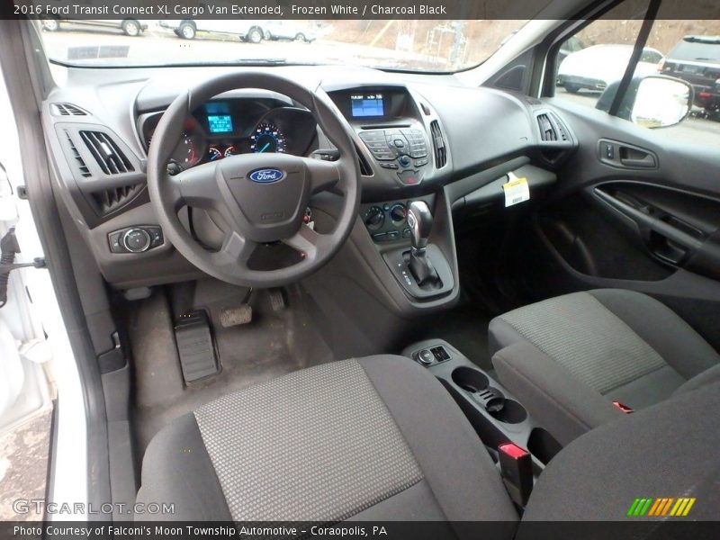 Frozen White / Charcoal Black 2016 Ford Transit Connect XL Cargo Van Extended