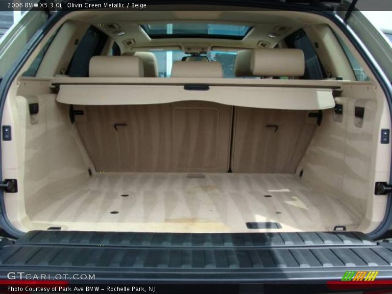 Olivin Green Metallic / Beige 2006 BMW X5 3.0i