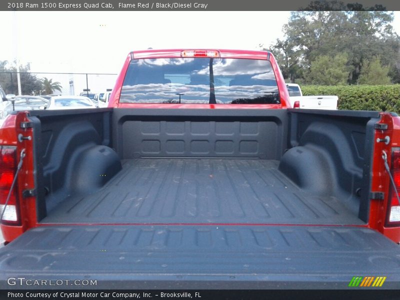 Flame Red / Black/Diesel Gray 2018 Ram 1500 Express Quad Cab